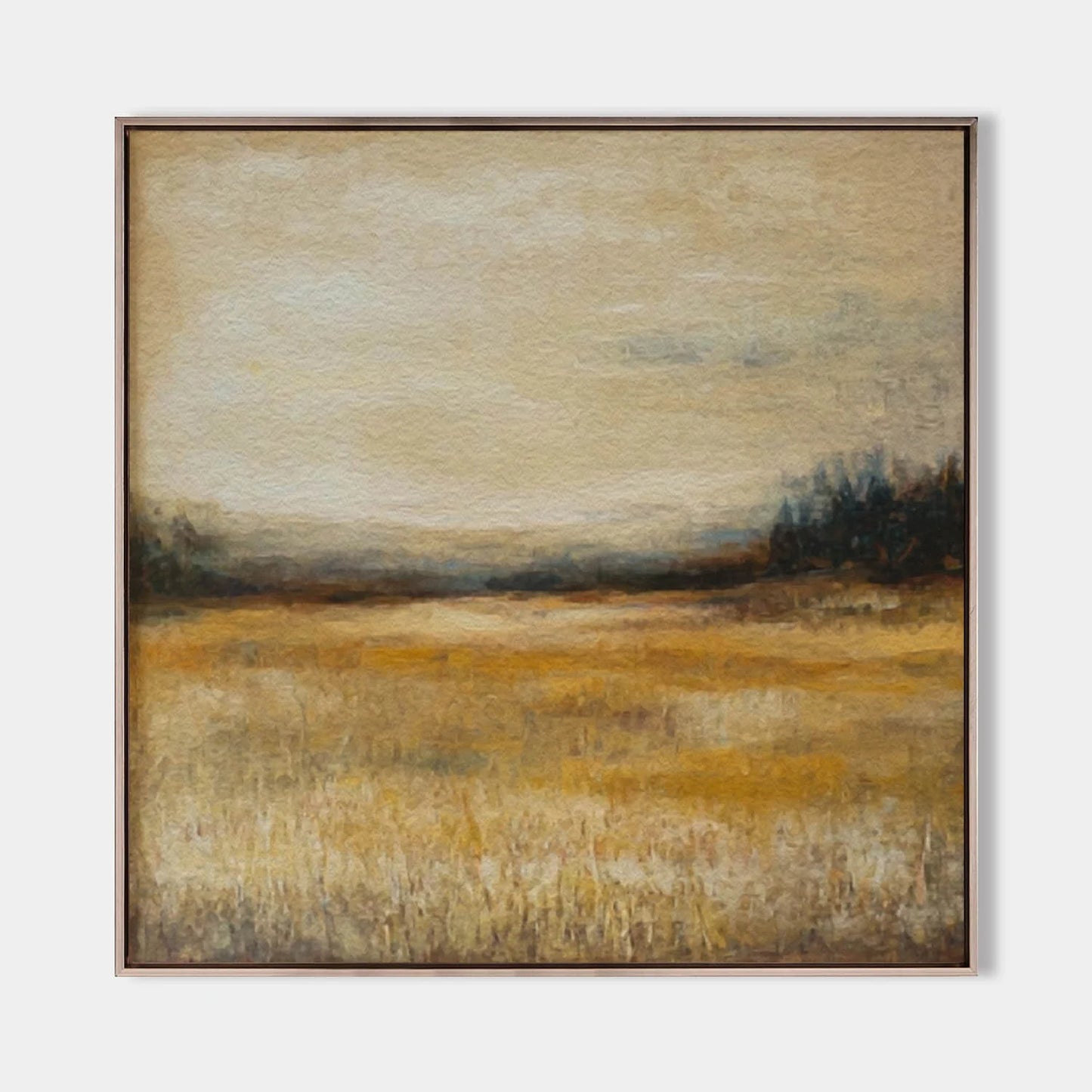 Minimalist Autumn Landscape Painting CM#144