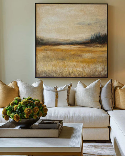 Minimalist Autumn Landscape Painting CM#144