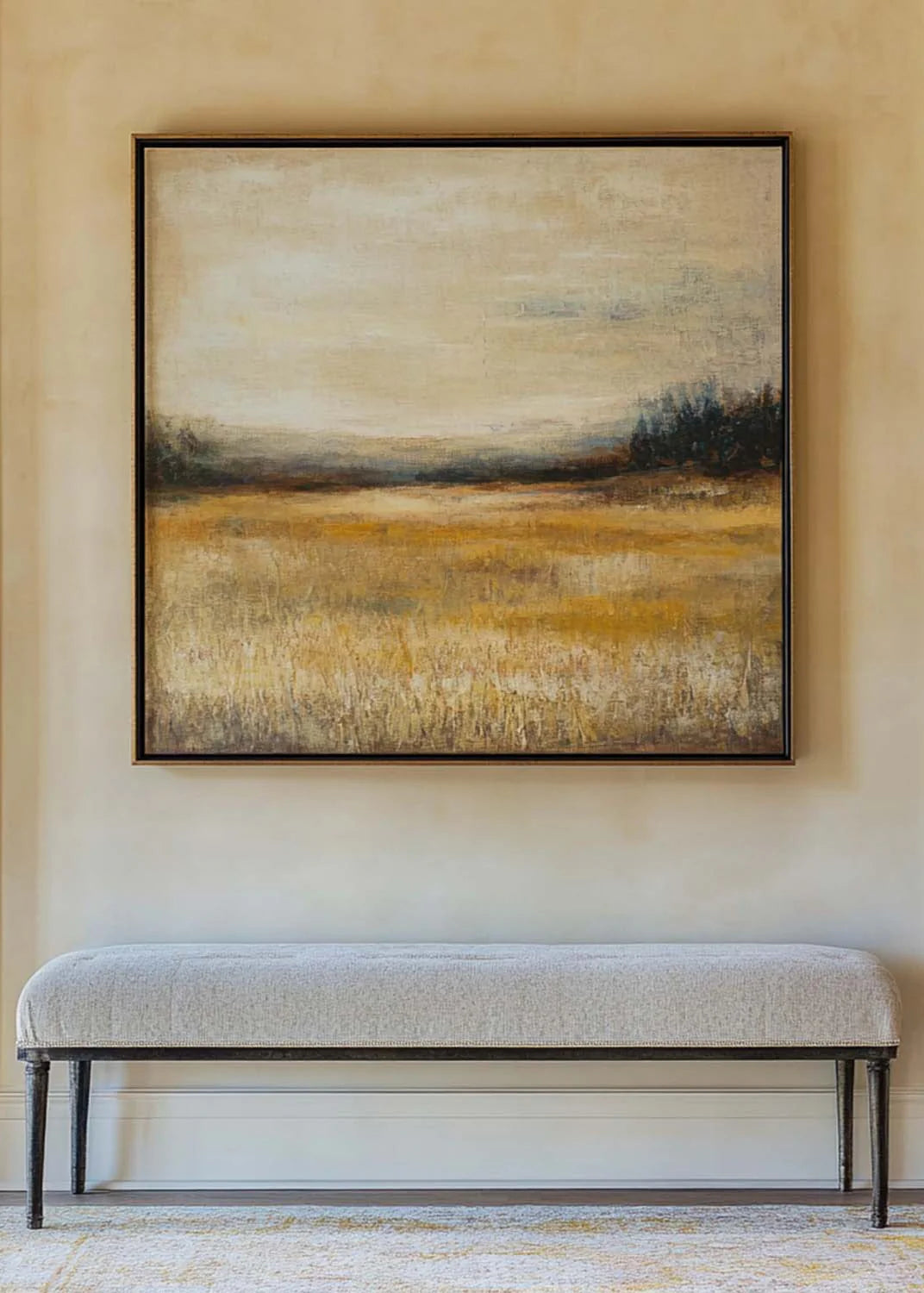 Minimalist Autumn Landscape Painting CM#144