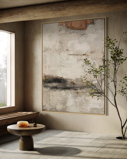 Minimalist Neutral Toned Painting CM#118