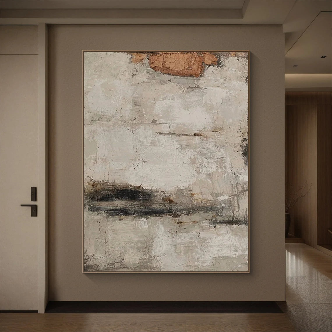 Minimalist Neutral Toned Painting CM#118