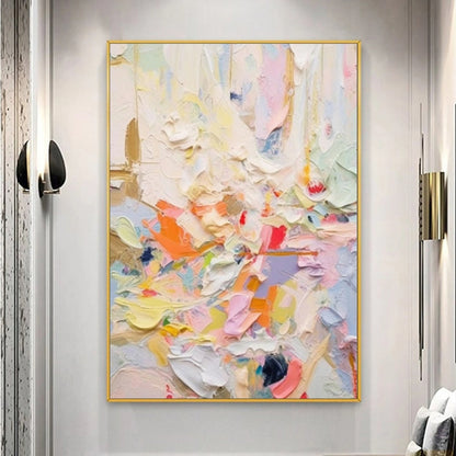 Texture White Abstract Painting TA#154