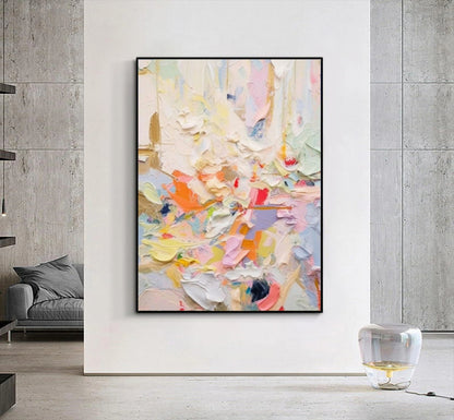 Texture White Abstract Painting TA#154