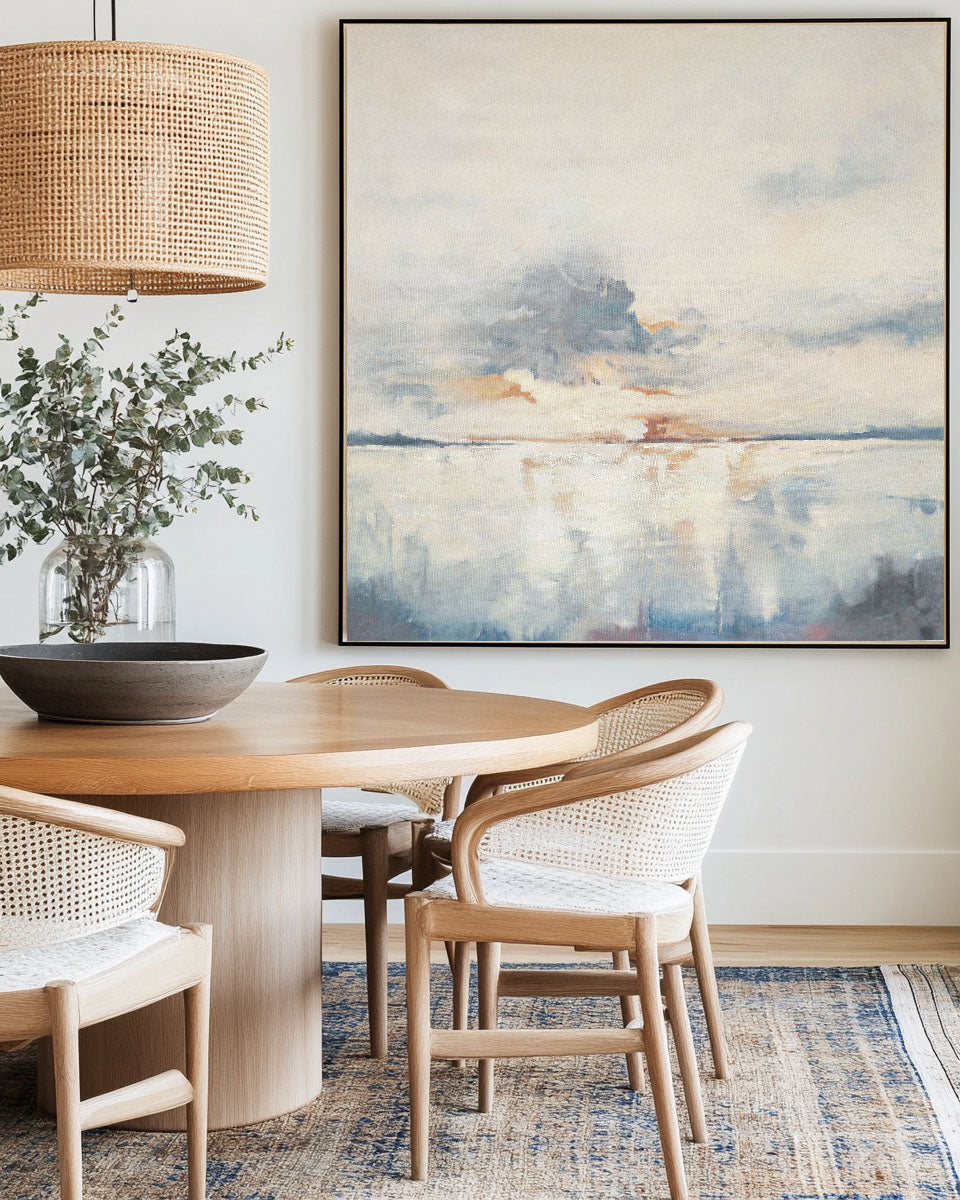 Minimalist Blue Ocean Painting CM#130