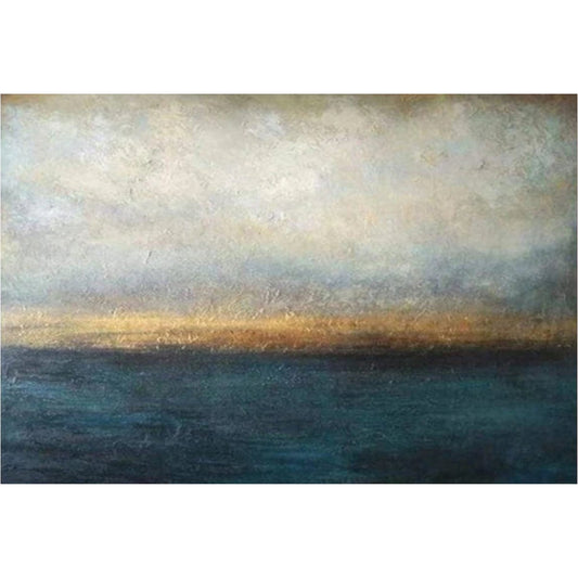 Wabi-Sabi Blue Painting WS#048