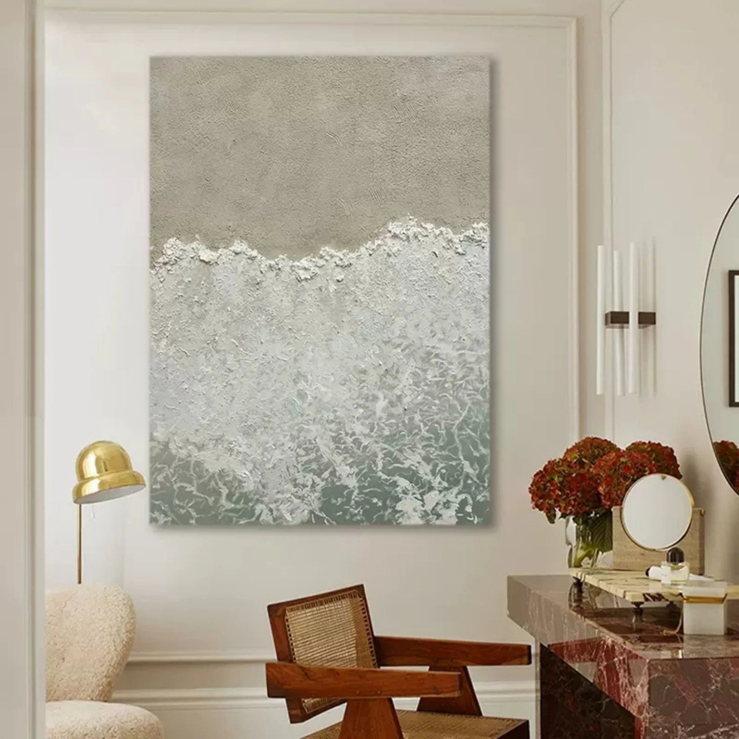 Wabi-Sabi Painting Landscape Ocean WS#018