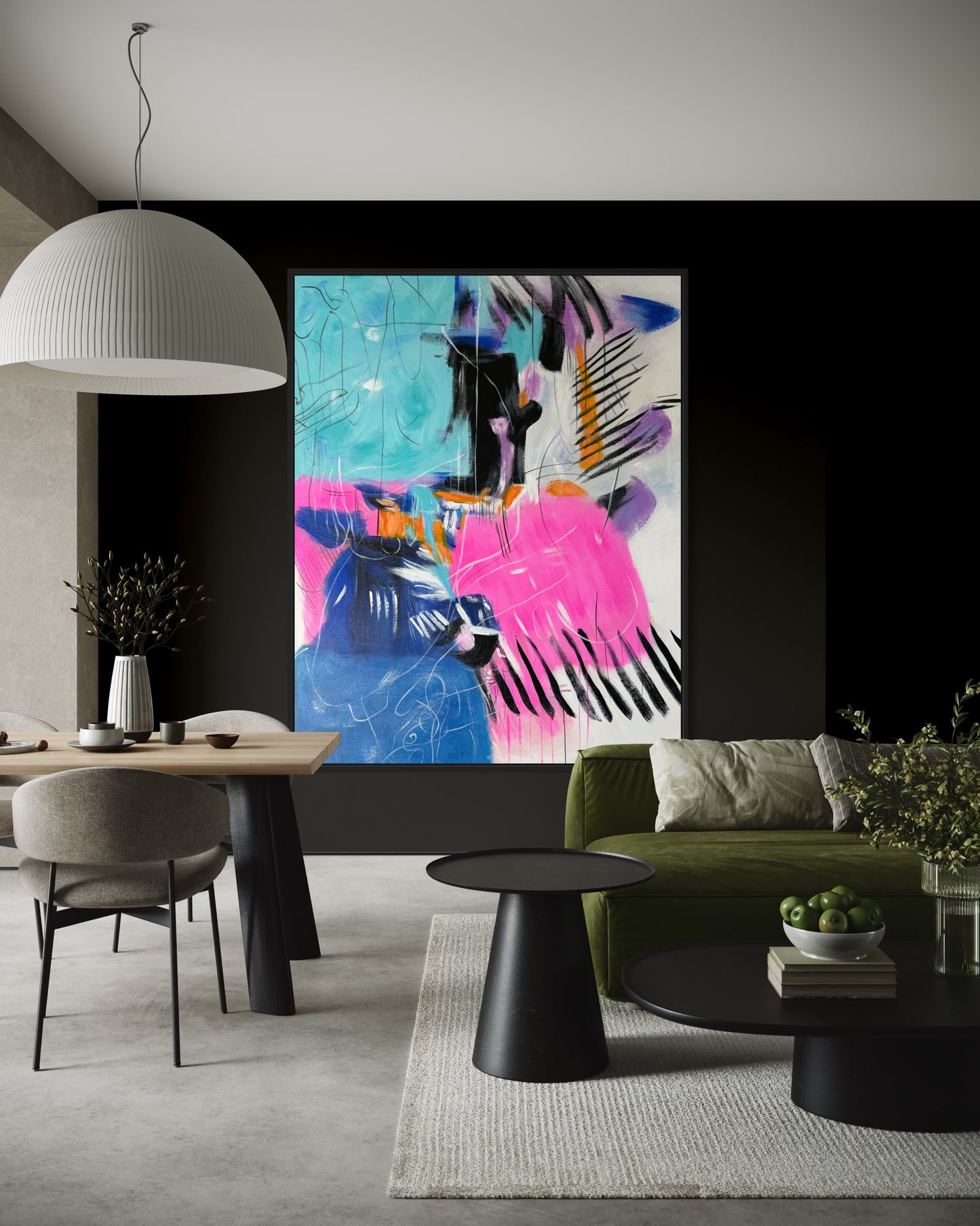 Colorful Abstract Painting CA#104