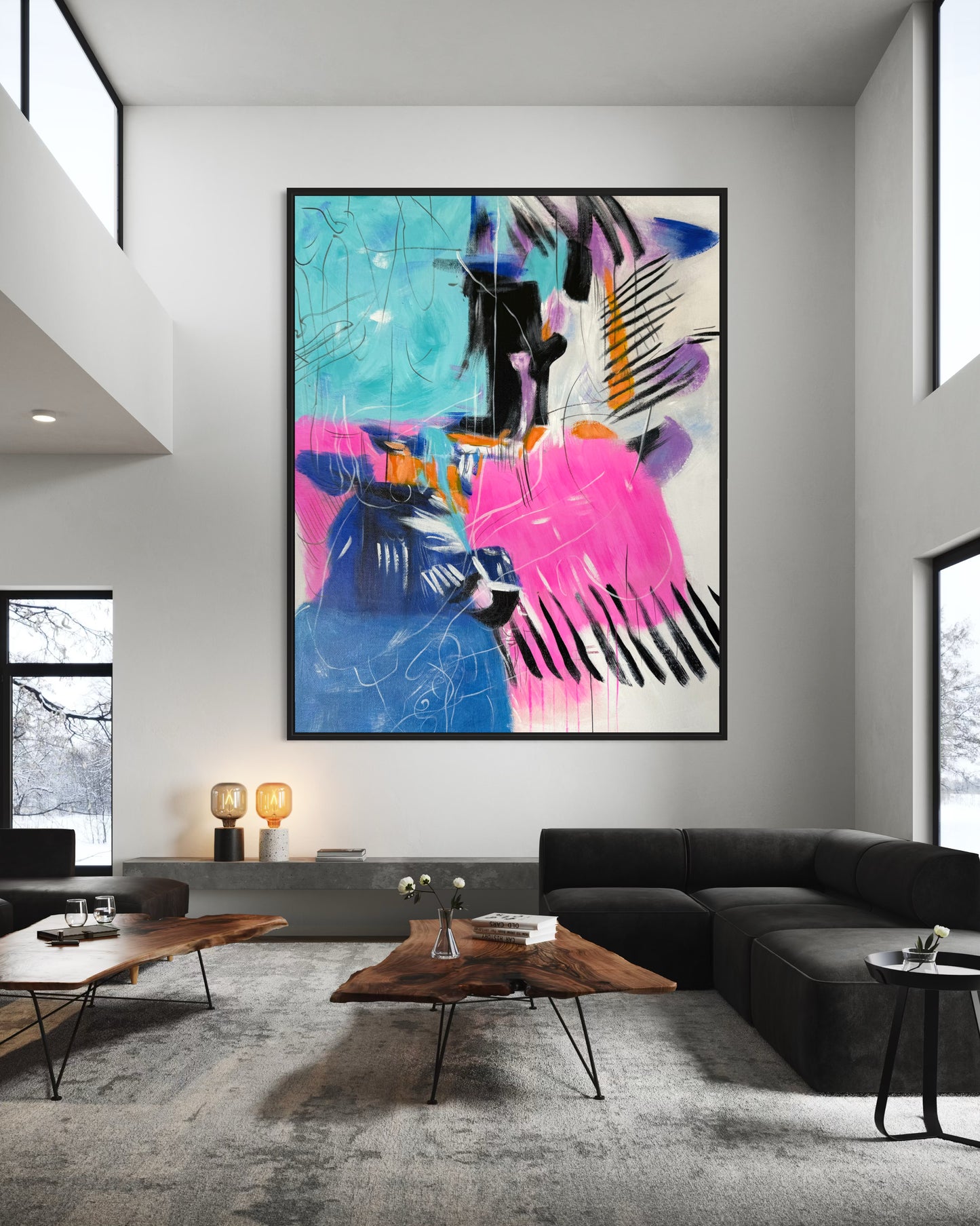 Colorful Abstract Painting CA#104
