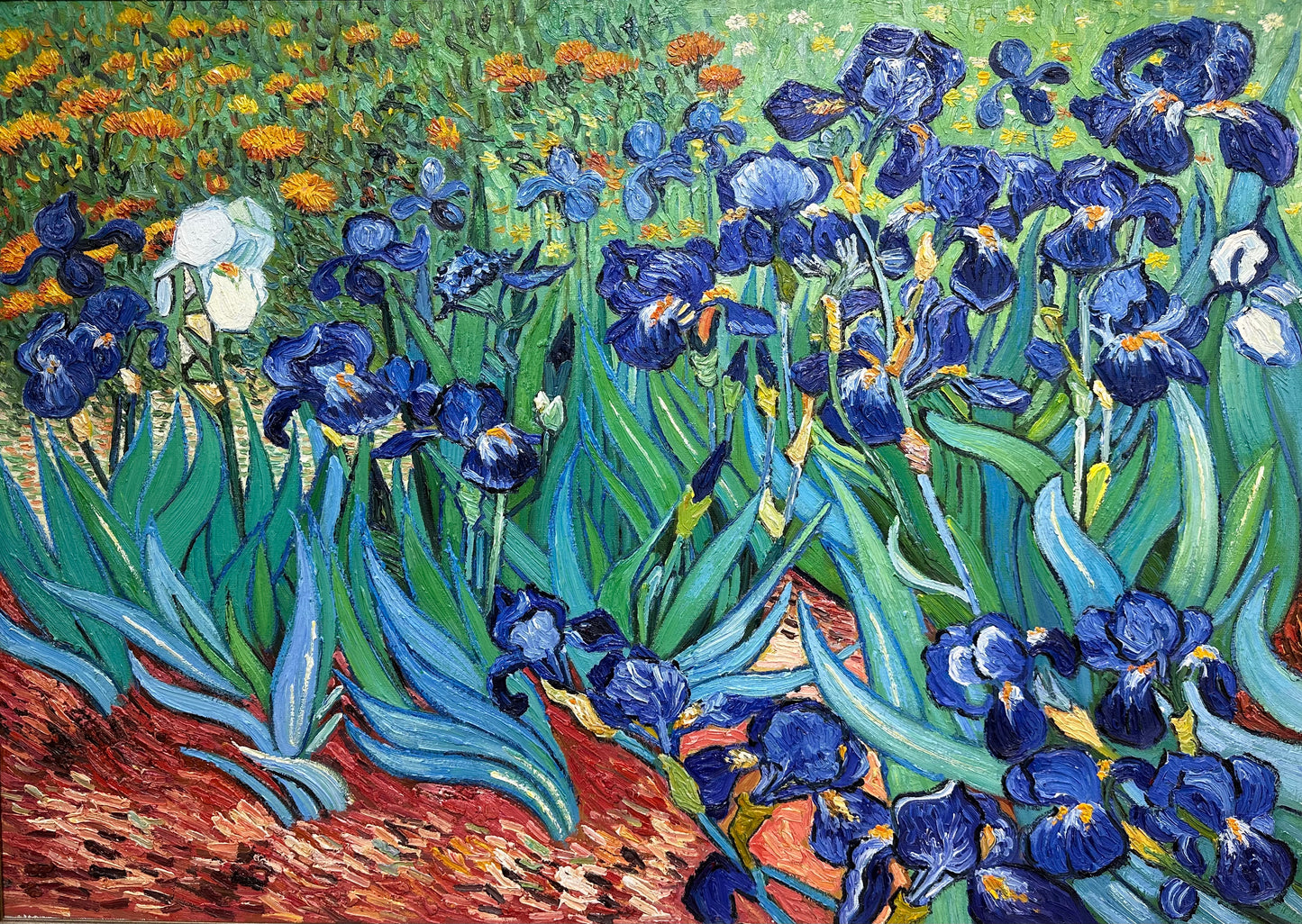 Vincent Van Gogh Irises Oil Painting