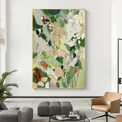 Botanical Abstract Oil Painting