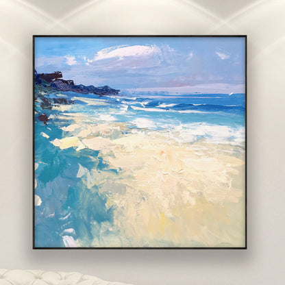 Beachside Bliss Acrylic Painting