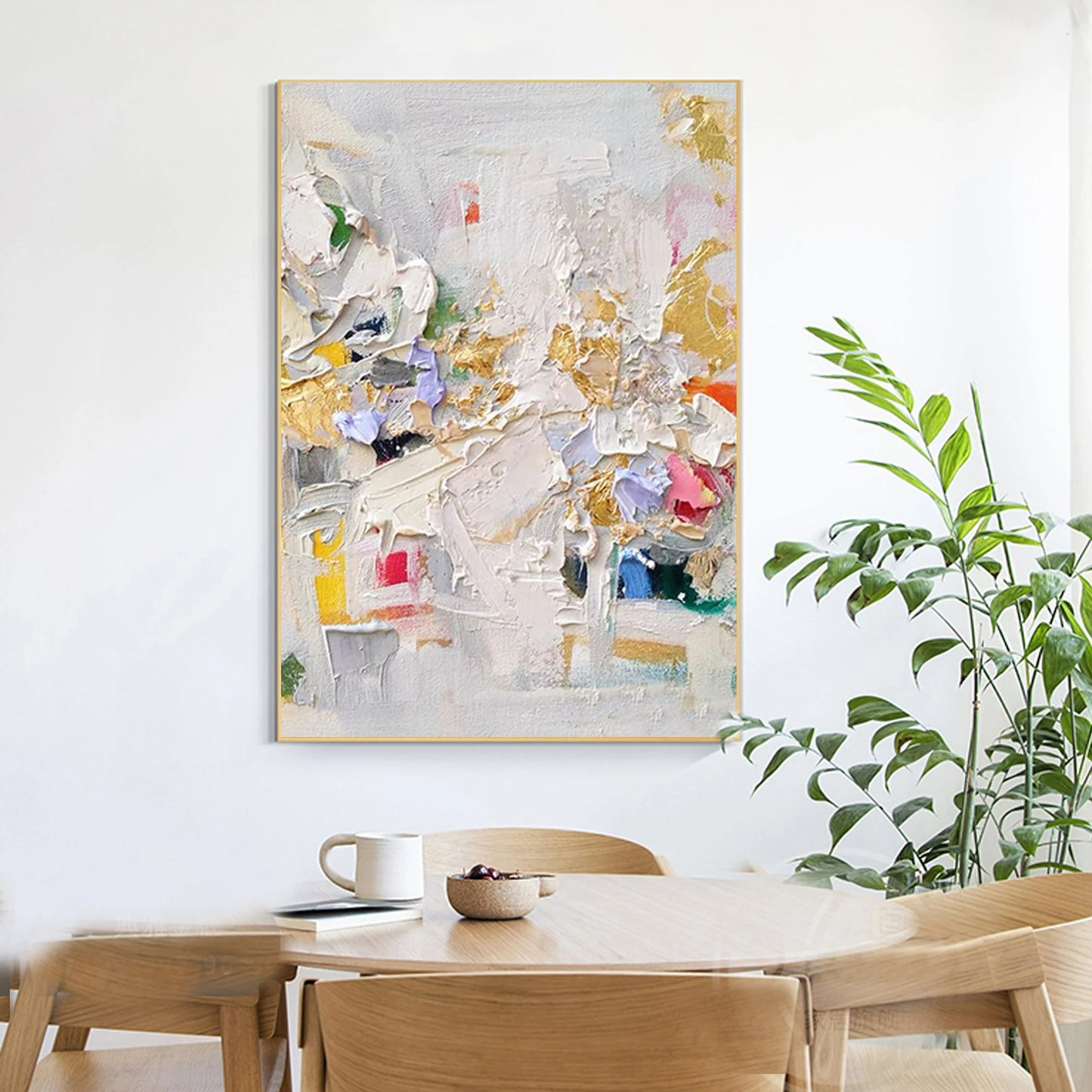 Elegant Abstract Acrylic Painting