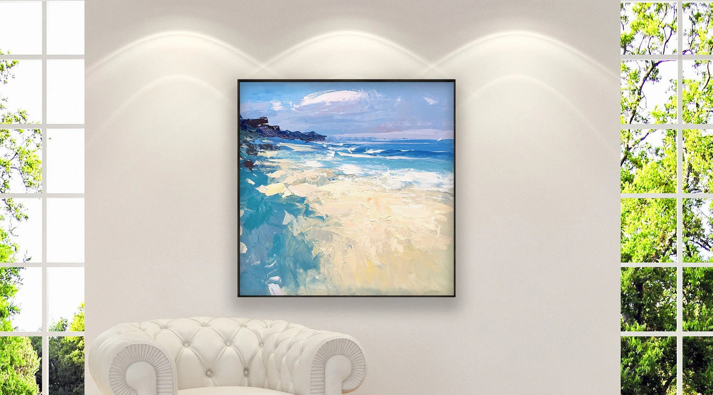 Beachside Bliss Acrylic Painting