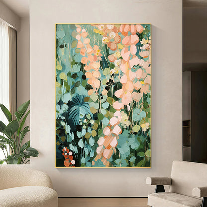 Delicate Floral Abstract Art