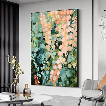 Delicate Floral Abstract Art