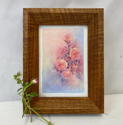 Dreamy Rose Garden Oil Painting