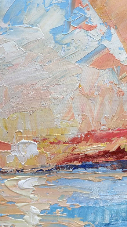 Sunset OceanPainting CA#097