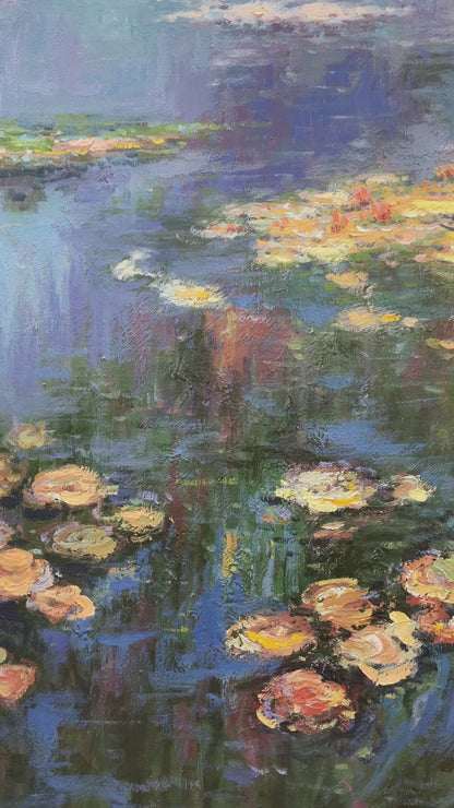 Claude Monet Water Lilies Oil Painting