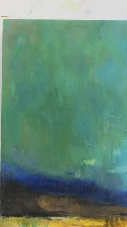 Minimalist Blue Painting CM#122