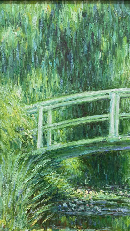 Monet's Japanese Bridge Oil Painting