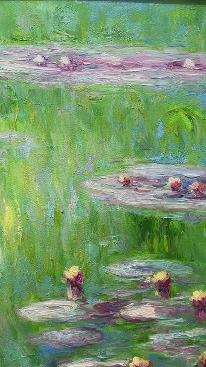 Monet's Water Lilies Oil Painting