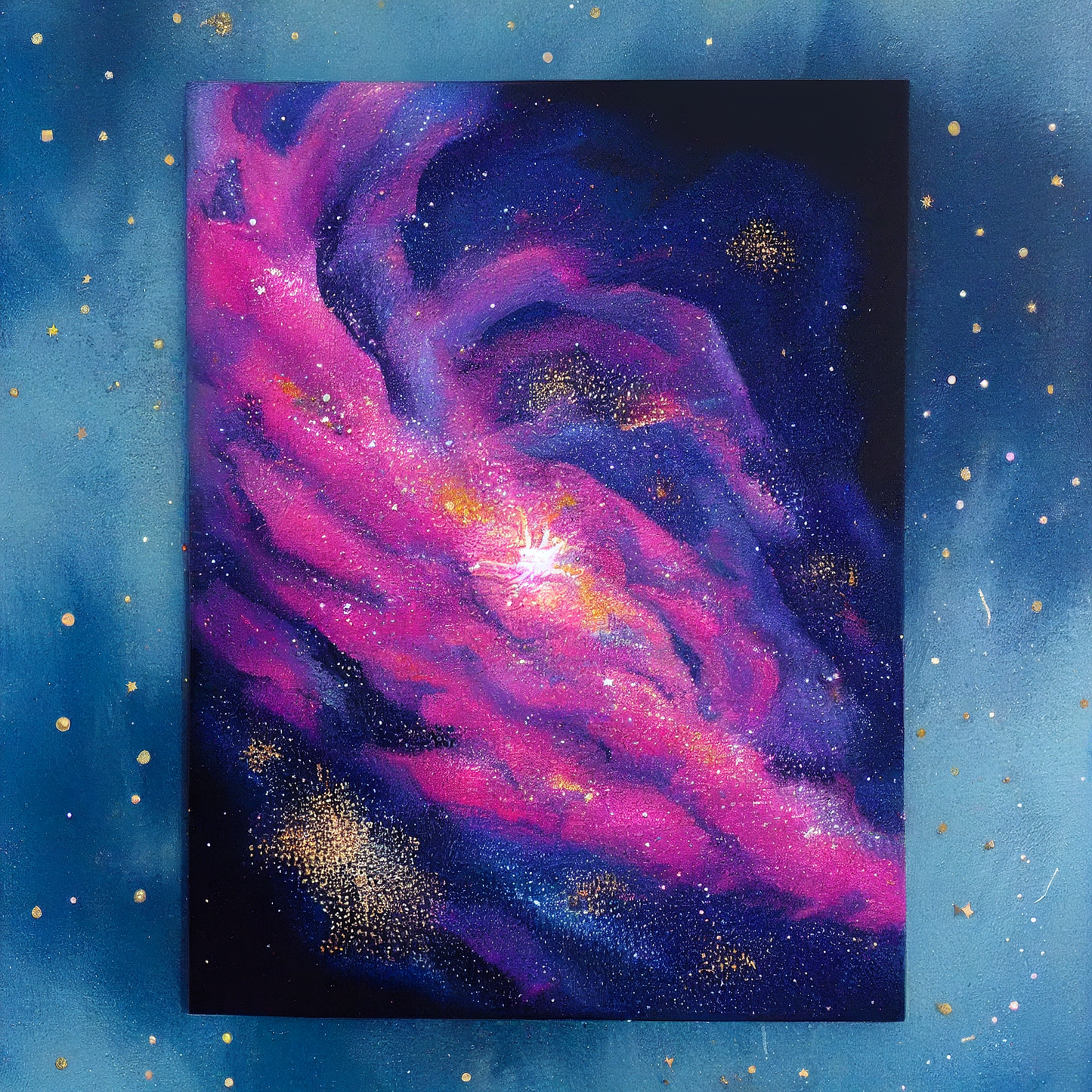 Stardust Magic - Abstract Galaxy Wall Art